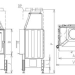 Камінна топка Kobok Bystra 440x670