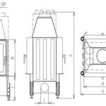 Камінна топка Kobok Bystra O 500x790 тунельна