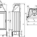 Каминная топка Kobok Bystra 600x790