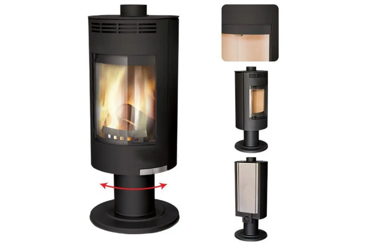 Сталева піч Thorma ANDORRA Exclusive black