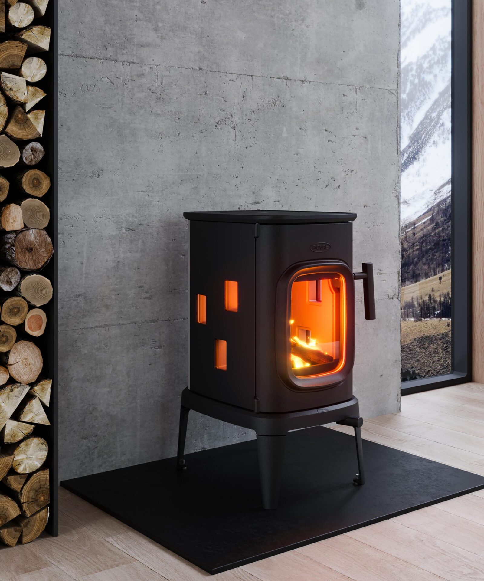 Чугунная печь Dovre SAGA107