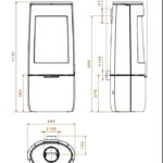 Чавунна піч Dovre BOLD400