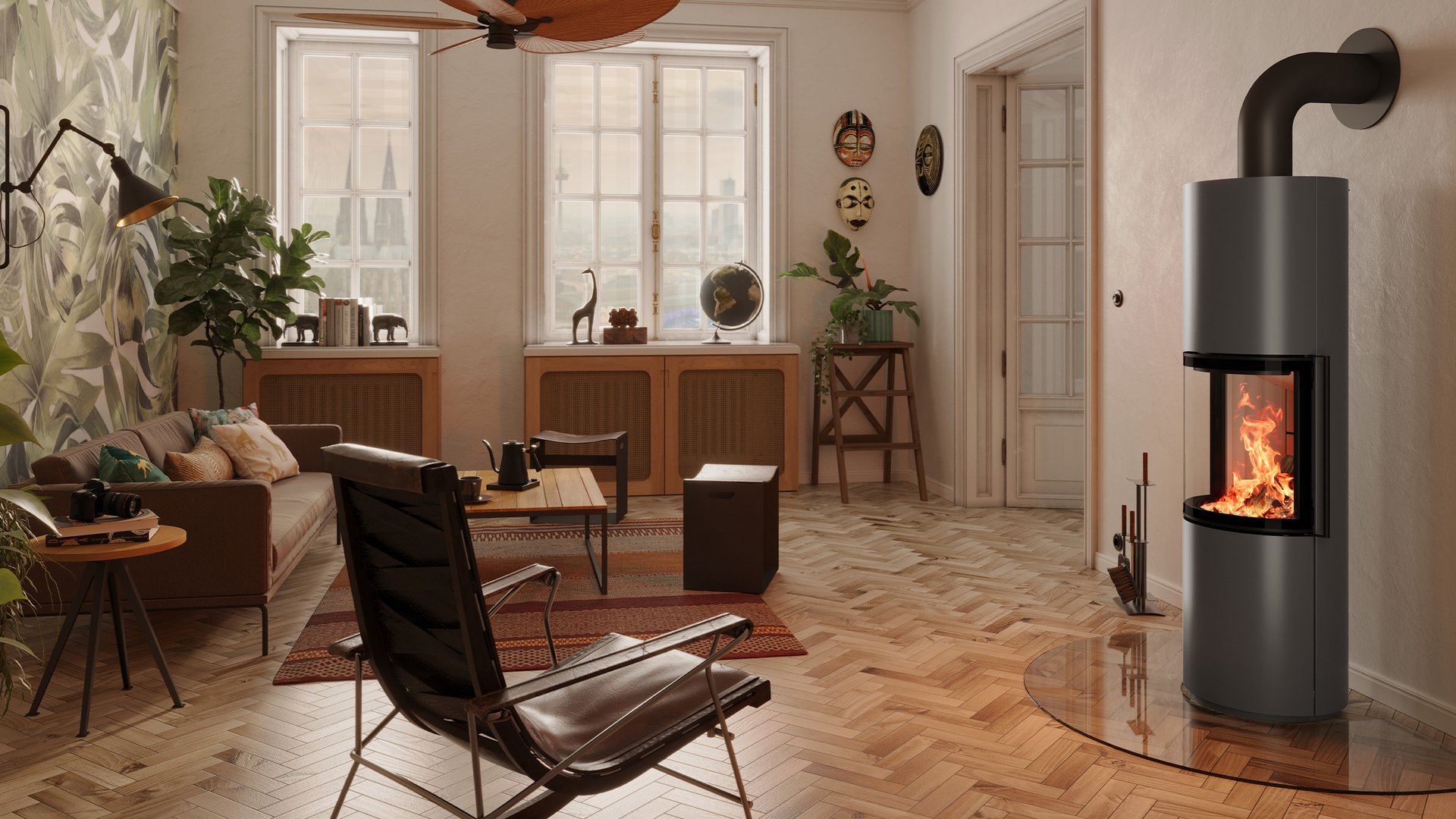 Стальная печь Spartherm Passo L