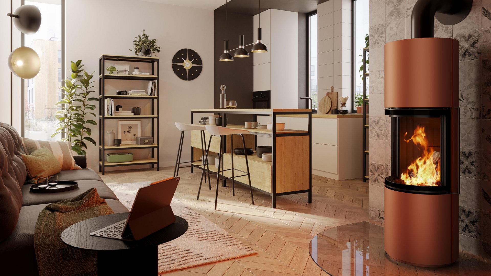 Стальная печь Spartherm Passo S