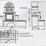 Кахельна піч-камін ABX Glasgow prava Hneda (8,0 кВт)