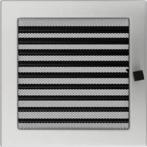 Камінна решітка шліфована з жалюзями 22×22 Kratki