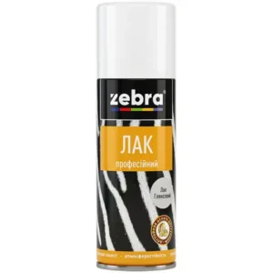 Лак професійний глянсовий 400мл ZEBRA