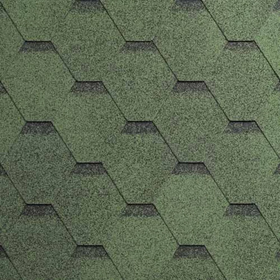 Бітумна черепиця Armourshield Plus (23) Amazon Green Ultra 1м2