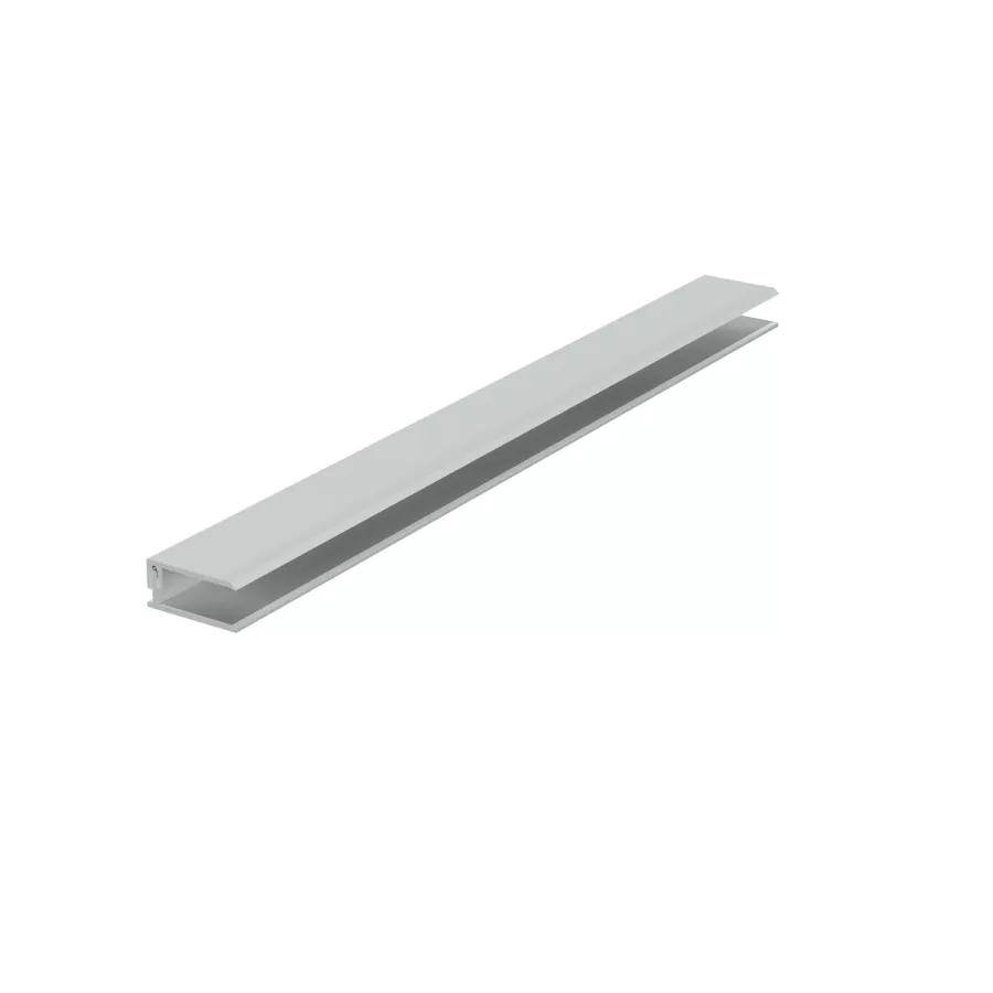 Планка финишная KERRAFRONT FS-252 Silver Grey 3 м