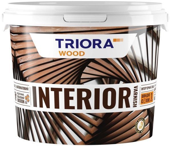 INTERIOR VARNISH Інтер'єрний напівматовий TM TRIORA 2,5л