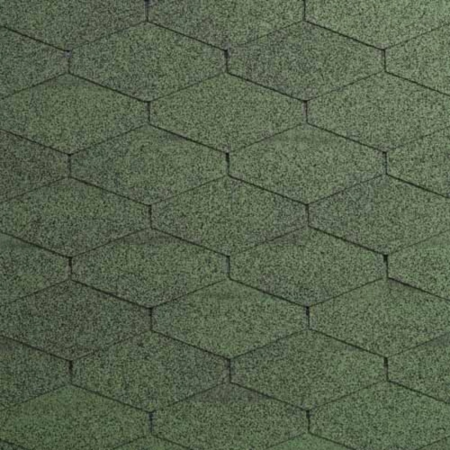 Бітумна черепиця Diamant Plus (03) Amazon Green 1м2