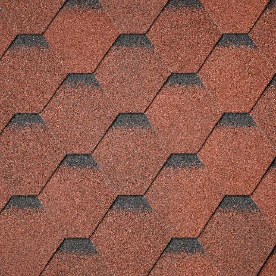 Битумная черепица Armourshield (20) Tile Red Ultra 1м2