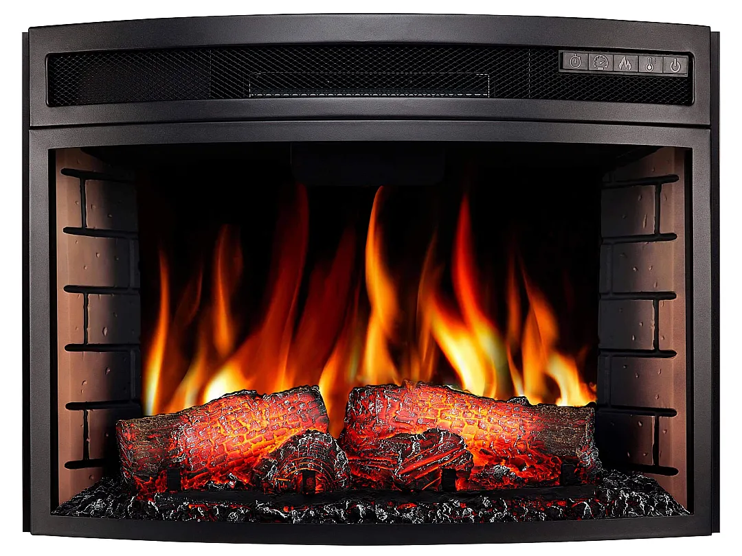 Електрокамін ArtiFlame AF25 Panoramic з обігрівом і звуком горіння вогню