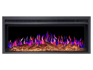 Електрокамін ArtiFlame AF38 Multicolor з обігрівом і звуком горіння вогню