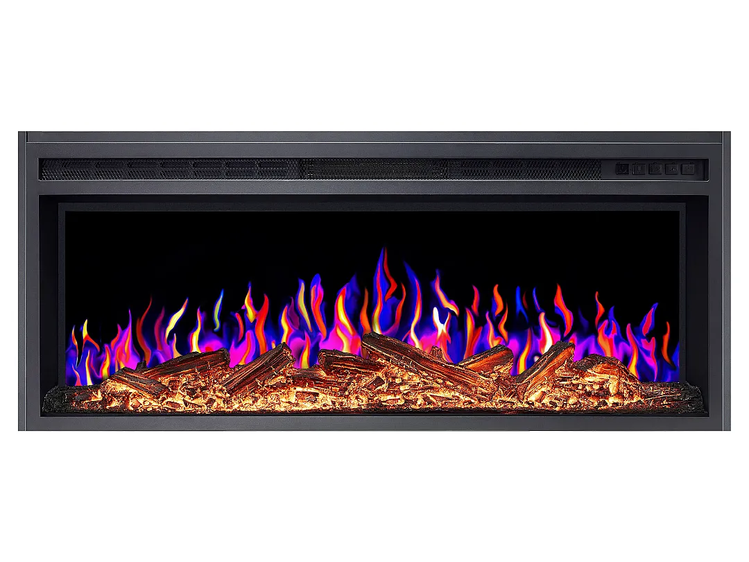 Електрокамін ArtiFlame AF38 Multicolor з обігрівом і звуком горіння вогню