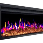Електрокамін ArtiFlame AF38 Multicolor з обігрівом і звуком горіння вогню