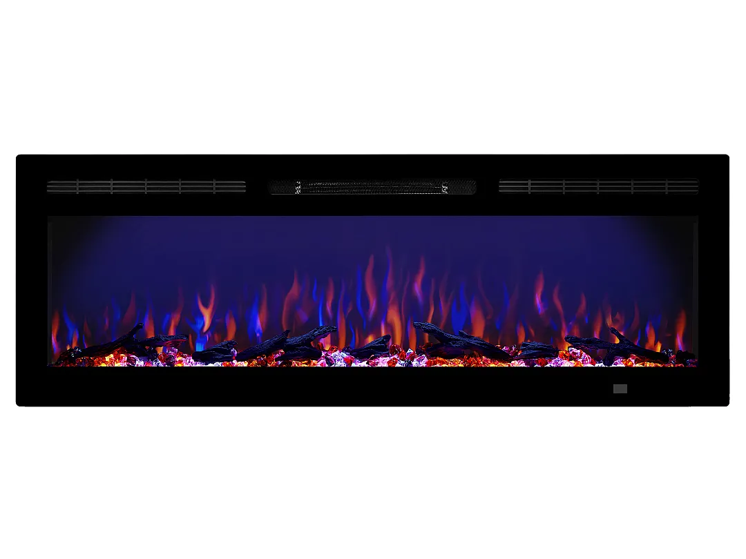 Електрокамін настінний ArtiFlame AF50RF з обігрівом і звуком горіння вогню