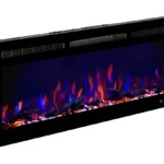 Електрокамін настінний ArtiFlame AF50RF з обігрівом і звуком горіння вогню