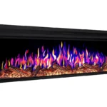 Електрокамін ArtiFlame AF58 Multicolor з обігрівом і звуком горіння вогню