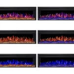 Електрокамін ArtiFlame AF58 Multicolor з обігрівом і звуком горіння вогню