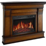 Камінокомплект кутовий ArtiFlame Albion Corner AF23S дуб антик з обігрівом і звуком горіння вогню