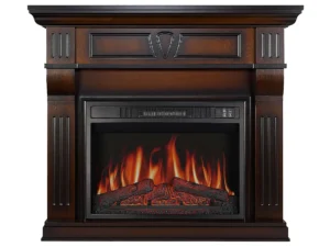 Камінокомплект ArtiFlame Beethoven AF23S махагон коричневый антик з обігрівом і звуком горіння вогню