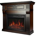 Каминокомплект ArtiFlame Manchester AF23S махагон коричневый антик с обогревом и звуком горения огня