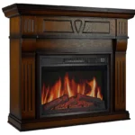 Камінокомплект ArtiFlame Beethoven AF23S дуб антик з обігрівом і звуком горіння вогню