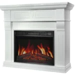 Камінокомплект ArtiFlame Beethoven AF23S білий з обігрівом і звуком горіння вогню