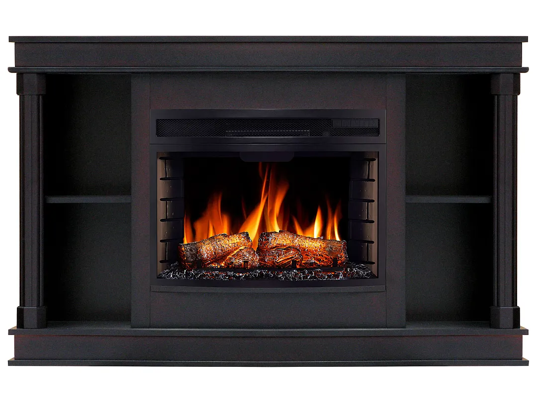 Камінокомплект ArtiFlame Brittany AF25 венге з обігрівом і звуком горіння вогню