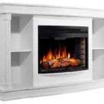 Каминокомплект ArtiFlame Alioth AF28S белый с обогревом и звуком горения огня