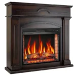 Каминокомплект ArtiFlame Delmona AF28S слоновая кость с обогревом и звуком горения огня