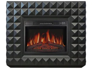 Камінокомплект ArtiFlame Diamond AF23S чорний з обігрівом і звуком горіння вогню