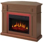 Каминокомплект ArtiFlame Ludwig AF50 махагон коричневый антик с обогревом и звуком горения огня