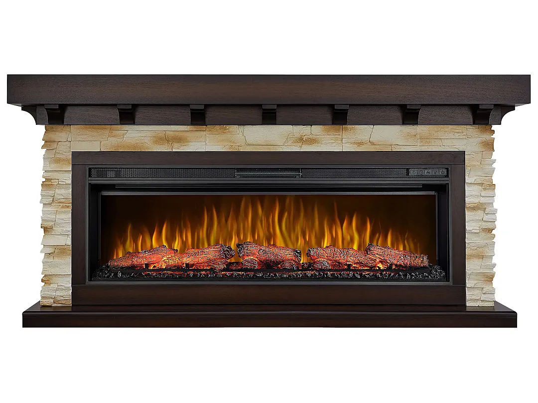 Каминокомплект ArtiFlame Vogue AF28S белый с обогревом и звуком горения огня