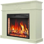 Камінокомплект ArtiFlame Neoclassic AF28S білий дуб з обігрівом і звуком горіння вогню
