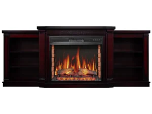 Камінокомплект ArtiFlame Parliament AF28S коньяк з обігрівом і звуком горіння вогню