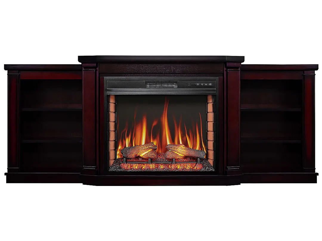 Камінокомплект ArtiFlame Parliament AF28S коньяк з обігрівом і звуком горіння вогню