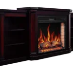 Каминокомплект ArtiFlame Residence AF28S белый дуб, патина серебро с обогревом и звуком горения огня