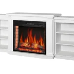 Каминокомплект ArtiFlame December AF28S махагон коричневый антик с обогревом и звуком горения огня