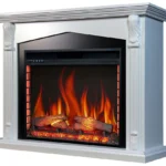 Каминокомплект ArtiFlame Sacramento AF28S белый с обогревом и звуком горения огня