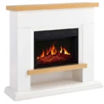 Каминокомплект ArtiFlame Parliament AF28S белый с обогревом и звуком горения