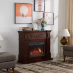 Каминокомплект ArtiFlame Odessa AF23S белый с обогревом и звуком горения огня