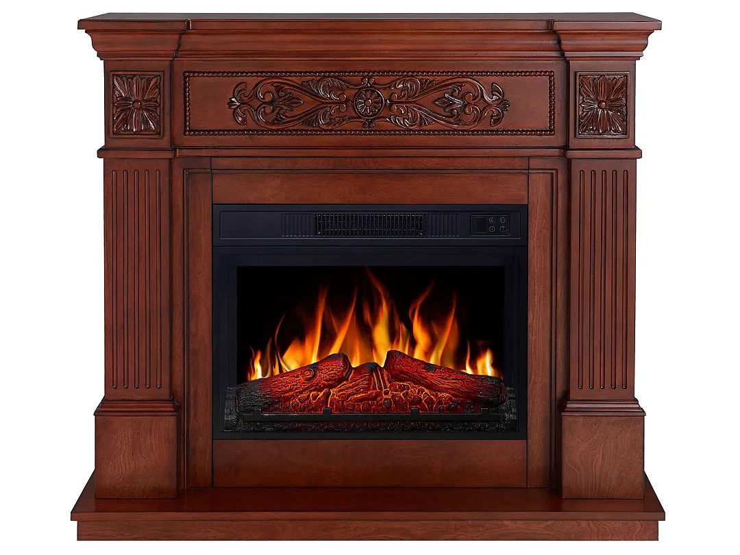 Камінокомплект ArtiFlame Toscana AF23S дуб з обігрівом і звуком горіння вогню