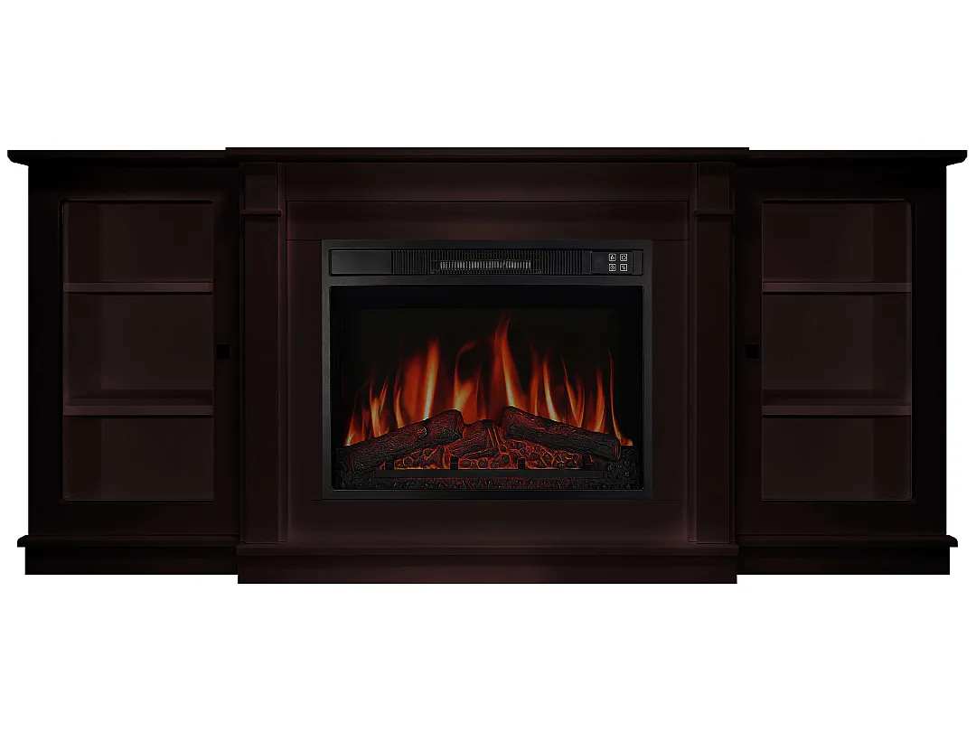 Каминокомплект ArtiFlame Praga AF33 венге с обогревом и звуком горения огня