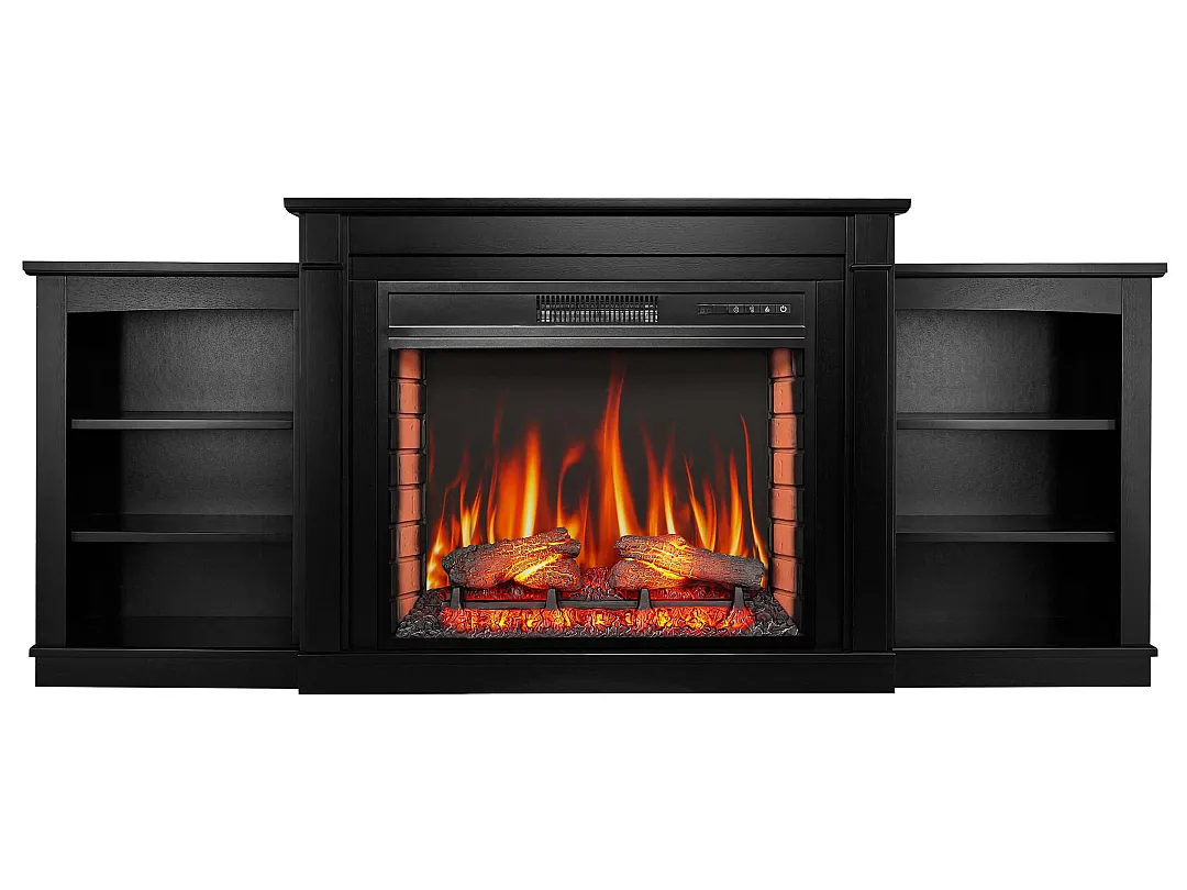 Каминокомплект ArtiFlame Lindos AF28S белый с обогревом и звуком горения огня