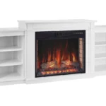 Каминокомплект ArtiFlame Monferrato AF28S белый с обогревом и звуком горения огня