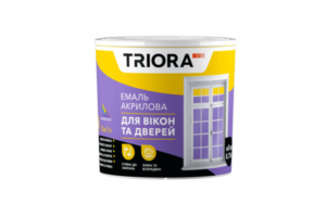 Емаль для вікон та дверей TRIORA 0,75л