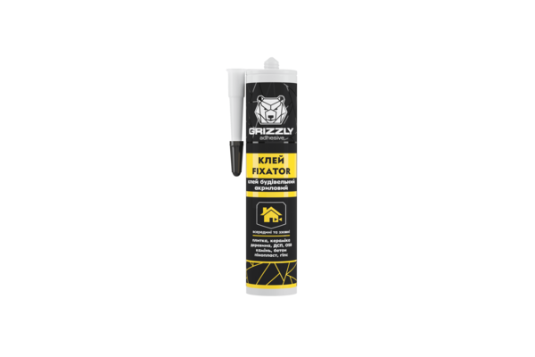 Клей будівельний акриловий FIXATOR ТМ GRIZZLY 0,44кг
