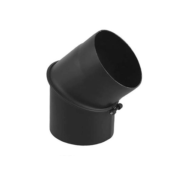 Коліно Darco Ø120мм 0-45° чорний